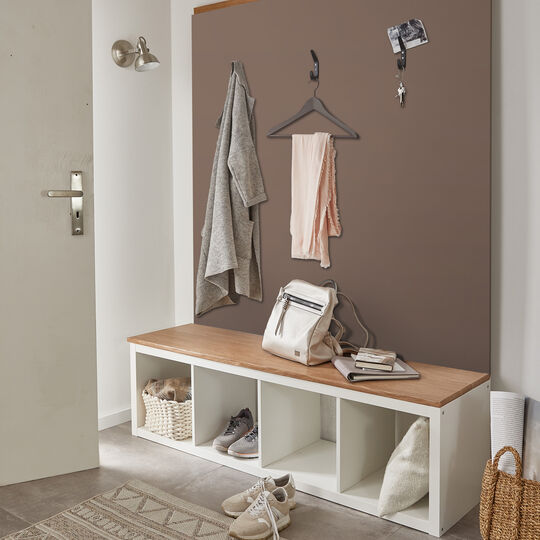 Klebefolie Uni seidenmatt teak brown image number null